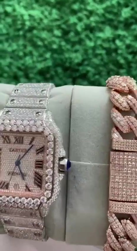 VVS Moissanite Watch 59 (Bundle)