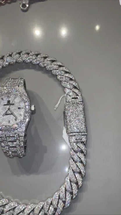 VVS Moissanite Watch 7 (Bundle)